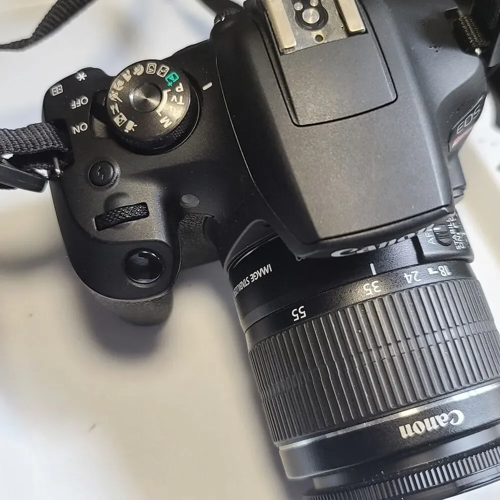 Canon EOS Rebel T7 EF-S 18–55mm f/3.5–5.6 IS II Digital SLR Camera - Black...